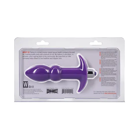Tantus Perfect Plug Plus Vibrating Anal Plug Lilac